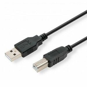 USB kábel (2.0), USB A samec - USB B samec, 5m, čierny vyobraziť