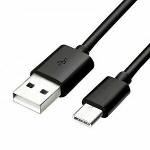 USB kábel (2.0), USB A samec - USB C samec, 1m, čierny vyobraziť