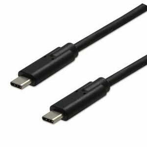 USB kábel (3.2 gen 2), USB C samec - USB C samec, 1m, 10 Gb/s, 5V/3A, čierny, DOPRODEJ vyobraziť