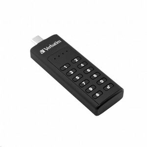 VERBATIM USB C 3.1 Drive 128 GB - Keypad Secure (R: 160/W: 150 MB/s) GDPR vyobraziť