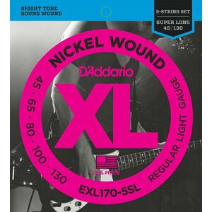 D'Addario EXL170-5SL Struny pre 5-strunovú basgitaru vyobraziť