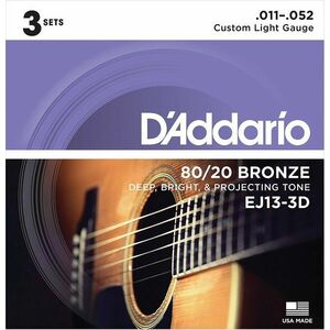 D'Addario EJ13-3D Struny pre akustickú gitaru vyobraziť