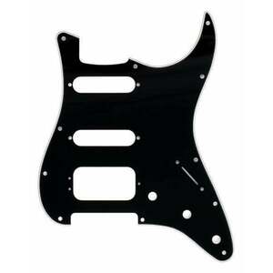 Fender Stratocaster HSS 11-Hole Mount 3-Ply Black Pickguard vyobraziť