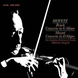 Heifetz-Sargent - Bruch: Concerto in G Minor/Mozart: Concerto in D Major (LP) (200g) vyobraziť