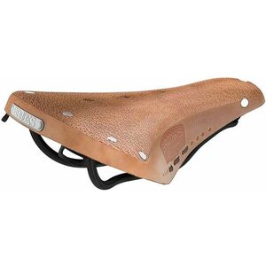 Brooks B17 Short Dark Tan 176 mm Oceľ Sedlo vyobraziť