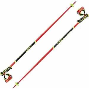 Leki WCR SL 3D Bright Red/Black/Neonyellow 130 cm Lyžiarske palice vyobraziť