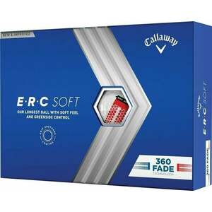 Callaway ERC Soft 2023 White 360 Fade Golfové lopty vyobraziť