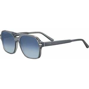 Serengeti Marco Shiny Transparent Stormy Grey/Mineral Polarized Blue Gradient Lifestyle okuliare vyobraziť