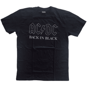 AC/DC Back in Black Hudobné tričko vyobraziť