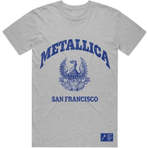 Metallica Tričko College Crest Grey XL vyobraziť