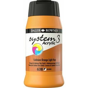 Daler Rowney System3 Akrylová farba Cadmium Orange Light Hue 500 ml 1 ks vyobraziť