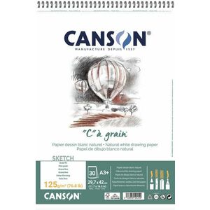 Canson Sp Càgrain A3 125 g White Skicár vyobraziť