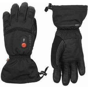 Sealskinz Filby Waterproof Heated Gauntlet Black S Cyklistické rukavice vyobraziť