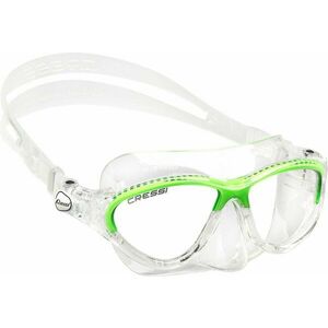 Cressi Moon Clear/Lime Transparent Junior Potápačská maska vyobraziť