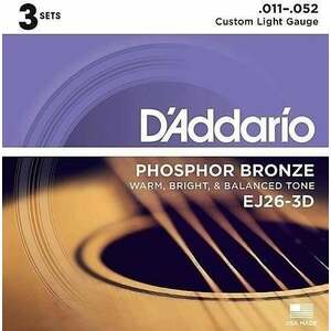 D'Addario EJ26-3D Struny pre akustickú gitaru vyobraziť