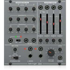 Behringer 305 EQ/Mixer/Output Modulárny systém vyobraziť