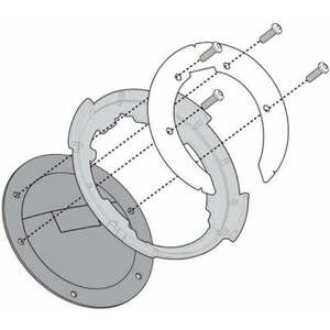 Givi BF44 Specific Flange for Fitting Tanklock, TanklockED Bags vyobraziť