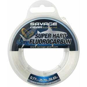 Savage Gear Super Hard Fluorocarbon Číra 0, 77 mm 25, 70 kg 45 m Vlasec vyobraziť