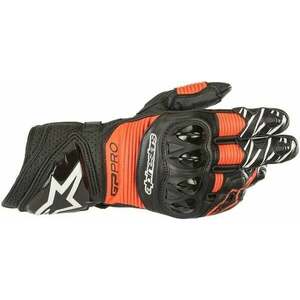 Alpinestars GP Pro R3 Gloves Black/Red Fluorescent S Rukavice vyobraziť