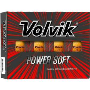 Volvik Power Soft Orange Golfové lopty vyobraziť