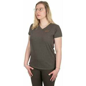 Fox Fishing Tričko Womens V-Neck T-Shirt Dusty Olive Marl/Mauve Fox M vyobraziť