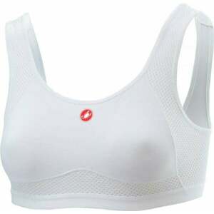 Castelli Rosso Corsa Bra White S vyobraziť