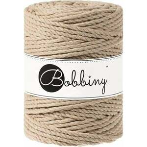 Bobbiny 3PLY Macrame Rope 5 mm 100 m Sand Špagát vyobraziť