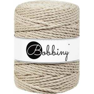 Bobbiny 3PLY Macrame Rope 5 mm 100 m Golden Beige Špagát vyobraziť