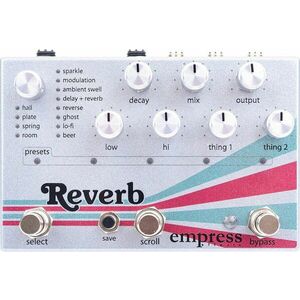 Empress Effects Reverb Gitarový efekt vyobraziť