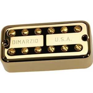 DiMarzio New’Tron Neck Gold/Black Gitarový snímač vyobraziť