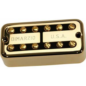 DiMarzio New’Tron Bridge Gold/Black Gitarový snímač vyobraziť