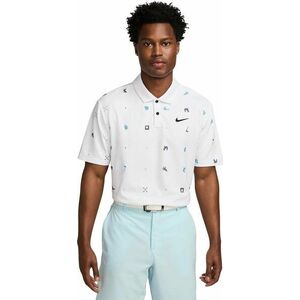 Nike Tour Icon Print White/Black S Polo košeľa vyobraziť