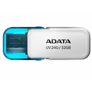 ADATA Flash Disk 32GB UV240, USB 2.0 Dash Drive, biela vyobraziť