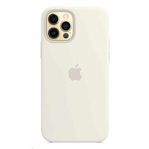 APPLE iPhone 12/12 Pro Silicone Case with MagSafe - White vyobraziť