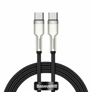 Baseus Cafule Series nabíjací / dátový kábel USB-C samec na USB-C samec s kovovými koncovkami 100W 1m, čierna vyobraziť