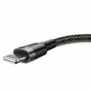 Baseus Cafule nabíjací / dátový kábel USB na Lightning 2, 4A 0, 5m, šedá-čierna vyobraziť