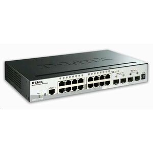 D-Link DGS-1510-20 20-Port Gigabit Stackable SmartPro Switch, 16x gigabit RJ45, 2x 10G SFP+ port, 2x SFP port vyobraziť