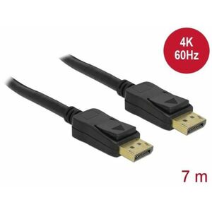 Delock Displayport 1.2 kábel samec > Displayport samec 4K 60 Hz 7 m vyobraziť