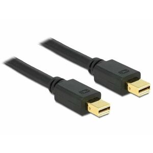 Delock mini Displayport kábel samec - samec 1 m, čierny vyobraziť