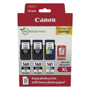 CANON PG-560 - originálna cartridge, čierna + farebná vyobraziť