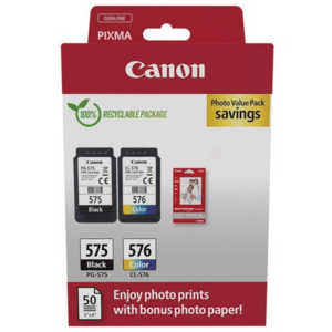 CANON PG-575 - originálna cartridge, čierna + farebná vyobraziť