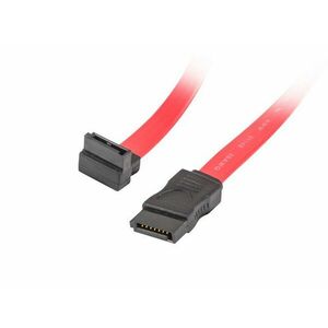 LANBERG SATA III dátový kábel (6GB/S) F/F 50cm, uhlový, červený vyobraziť