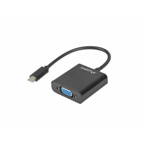 LANBERG USB-C(M) 3.1 na VGA(F) adaptér kábel 15CM čierny vyobraziť