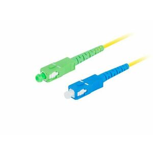 LANBERG optický patch cord SM SC/APC-SC/UPC simplex 5m LSZH G657A1 priemer 3mm, farba žltá vyobraziť