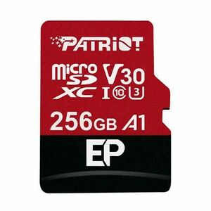 Patriot V30 A1/micro SDXC/256GB/UHS-I U3 / Class 10/+ Adaptér vyobraziť