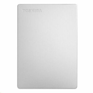 TOSHIBA Externý HDD CANVIO SLIM 2TB, USB 3.2 Gen 1, strieborná / silver vyobraziť