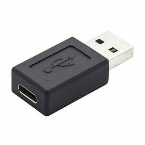 USB redukcia, (3.0), USB A samec - USB C samica, čierna, plastic bag plastová, 5 Gbps vyobraziť