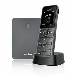 Yealink W73P, IP DECT báza + rúčka, PoE, 1, 8" bar.disp., až 10 rúčok vyobraziť