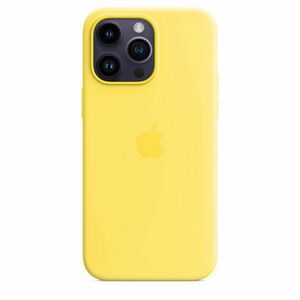 iPhone 14 Pro Max Silicone Case with MS - C.Yellow vyobraziť