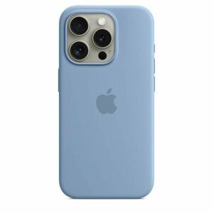 iPhone 15 Pro Silicone Case with MS - Winter Blue vyobraziť